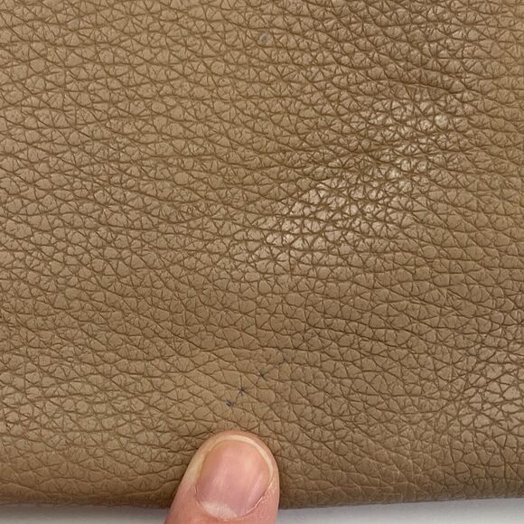 Michael Kors Fulton Brown Large Zip Clutch Wristlet W/Gold Hardware‎ - Picture 7 of 11